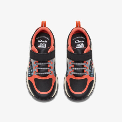 Steggy 2 Fly Kid Black/Orange - Clarks Kids