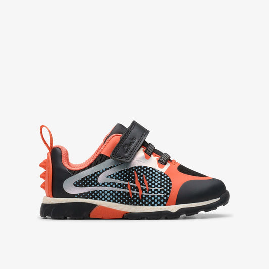 Steggy 2 Fly Toddler Black/Orange - Clarks Kids