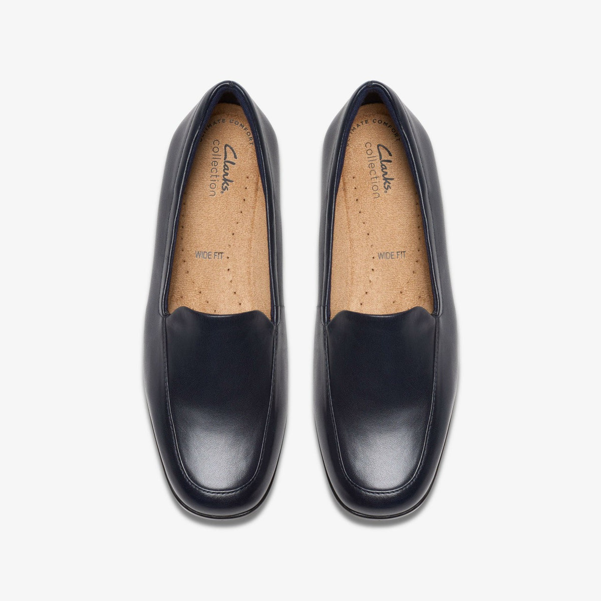 Georgia Loafer Navy Leather - Clarks Women