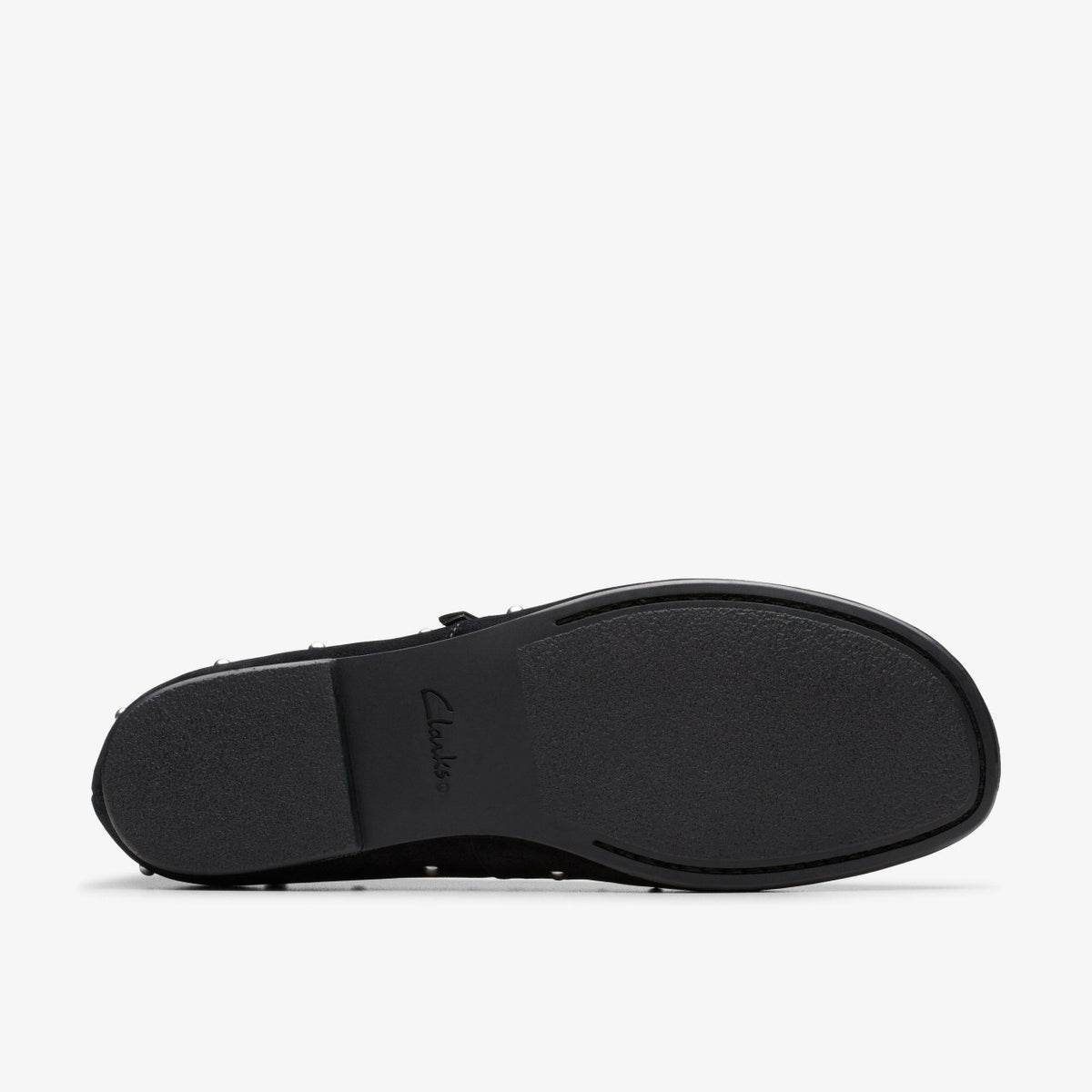 Livia Stud Black Suede - Clarks Women