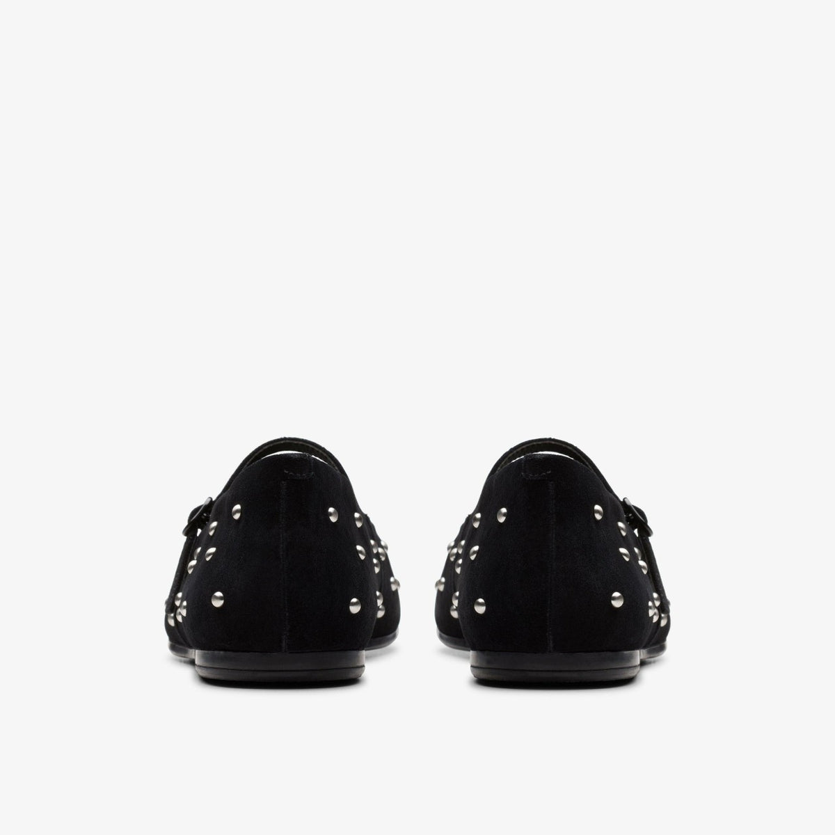 Livia Stud Black Suede - Clarks Women