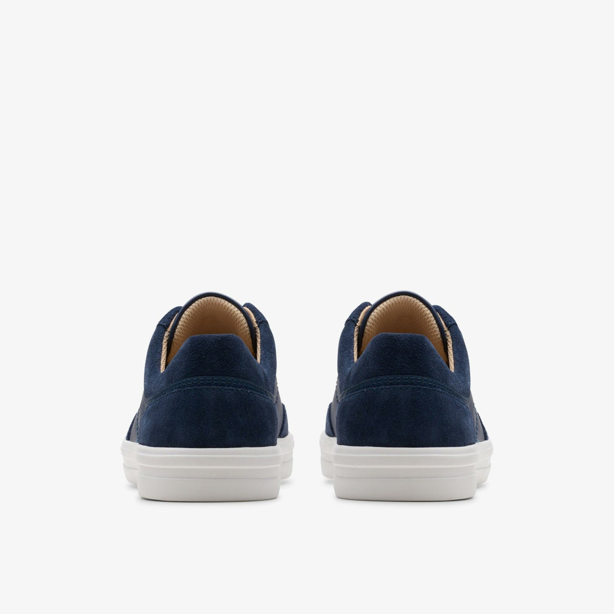 Makea Court Navy Leather - Clarks Women