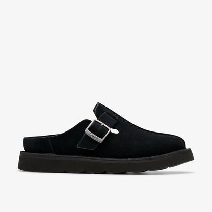 Solsbury Mule Black Suede - Clarks Women