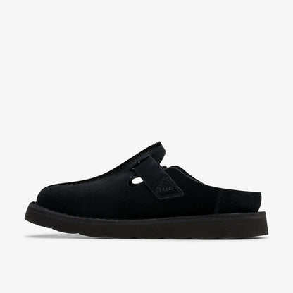 Solsbury Mule Black Suede - Clarks Women