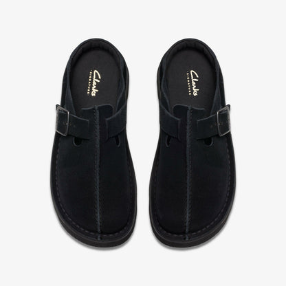 Solsbury Mule Black Suede - Clarks Women