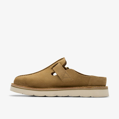 Solsbury Mule Dark Sand Suede - Clarks Women