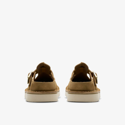 Solsbury Mule Dark Sand Suede - Clarks Women