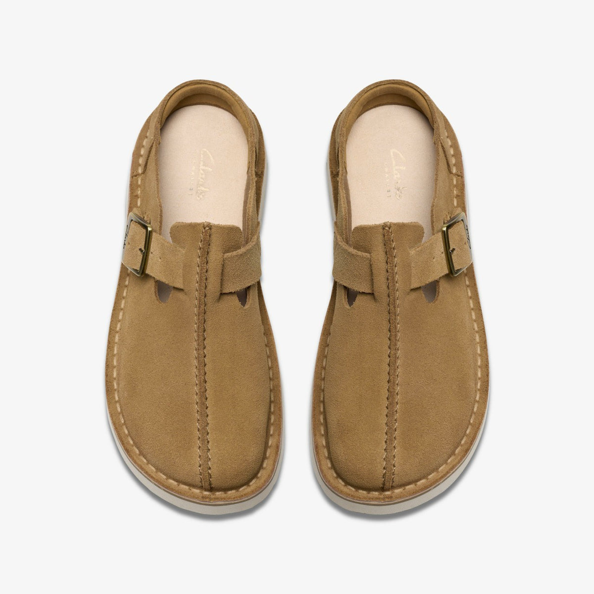 Solsbury Mule Dark Sand Suede - Clarks Women