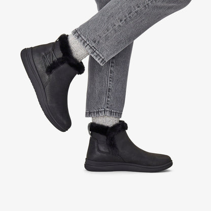 Brinkley Fur Black Combination - Clarks Women