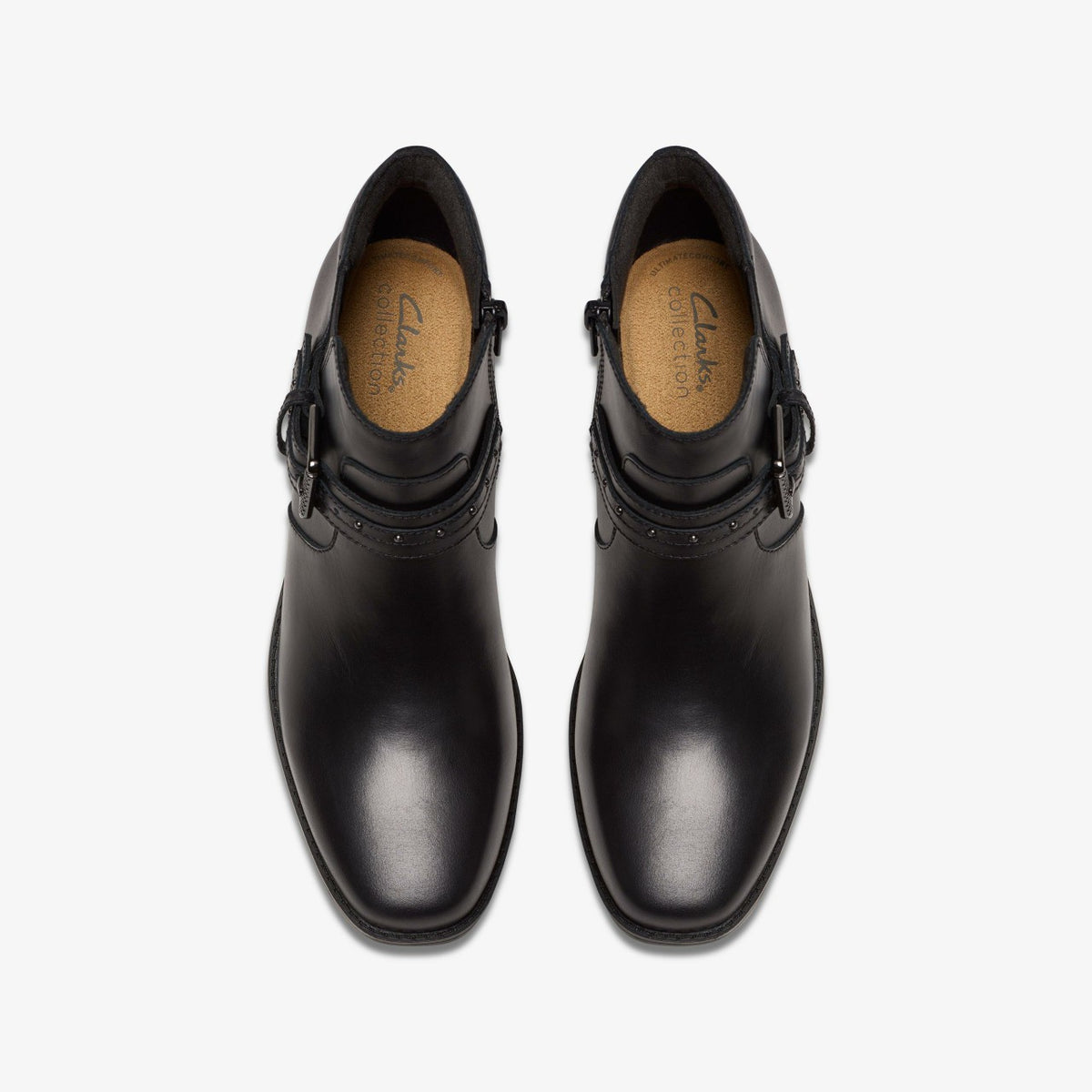 Danyelle Wish Black Leather - Clarks Women