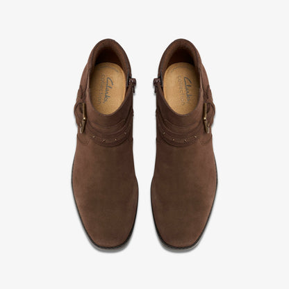 Danyelle Wish Brown Suede - Clarks Women