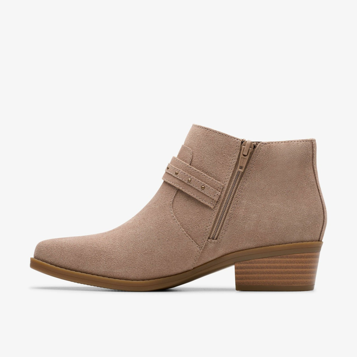 Danyelle Wish Light Taupe Suede - Clarks Women