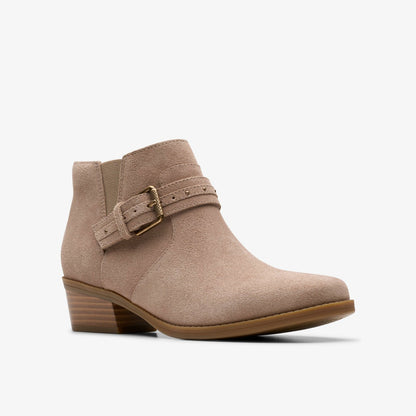 Danyelle Wish Light Taupe Suede - Clarks Women