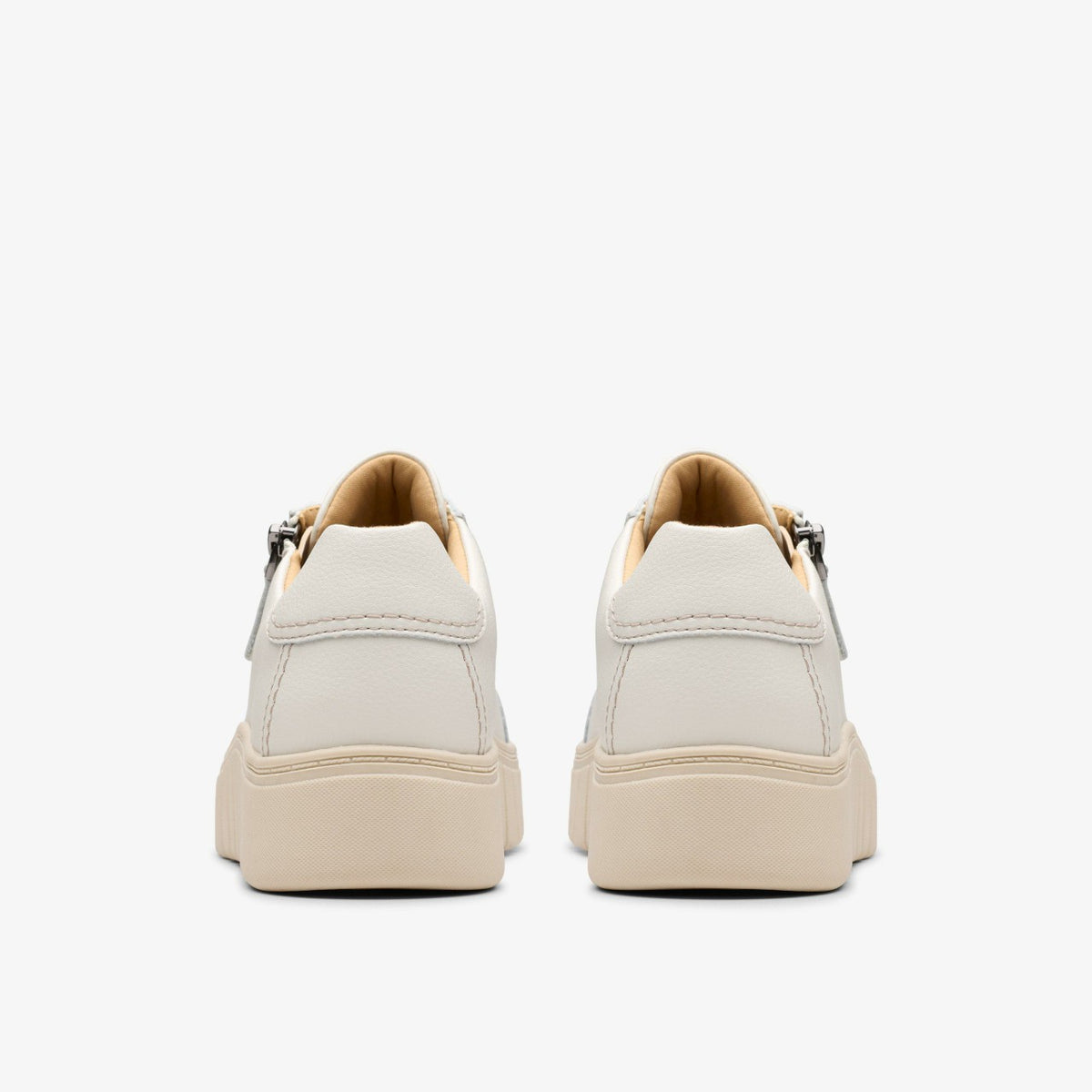 Mykah Joy Off White Leather - Clarks Women