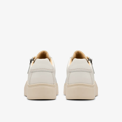 Mykah Joy Off White Leather - Clarks Women