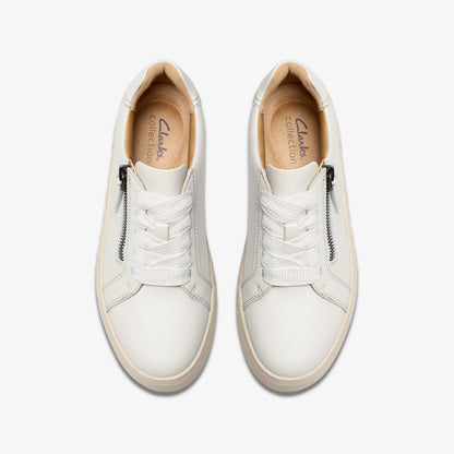 Mykah Joy Off White Leather - Clarks Women