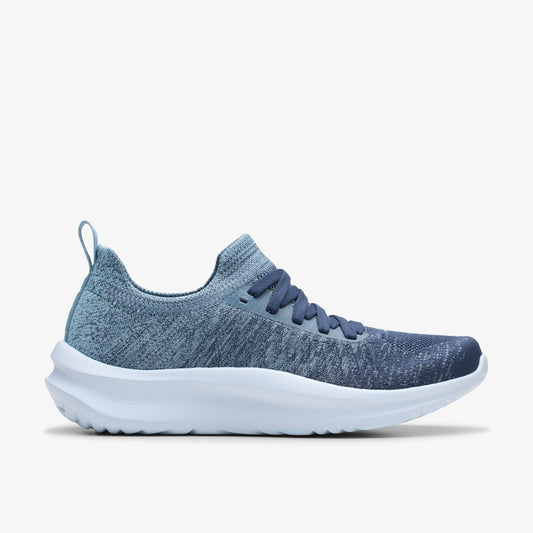 Solevana Lace Light Blue Combination - Clarks Women