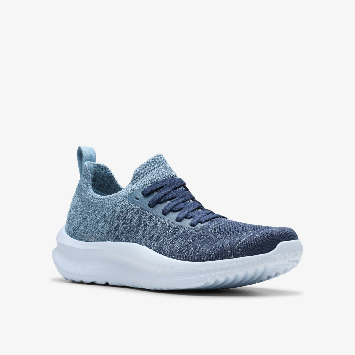 Solevana Lace Light Blue Combination - Clarks Women