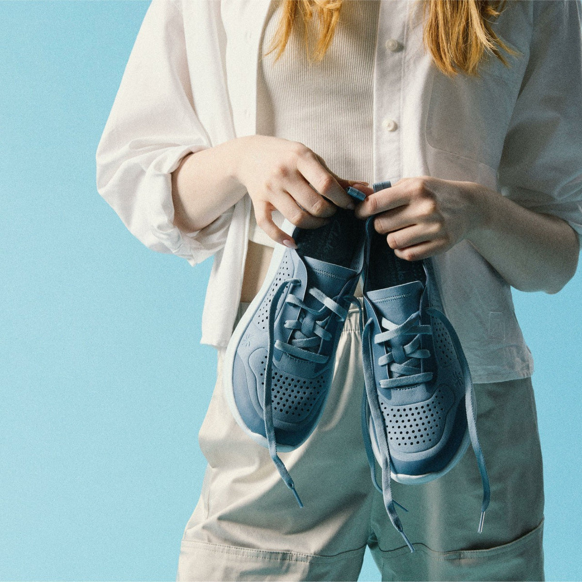 Solevana Tie Light Blue - Clarks Women