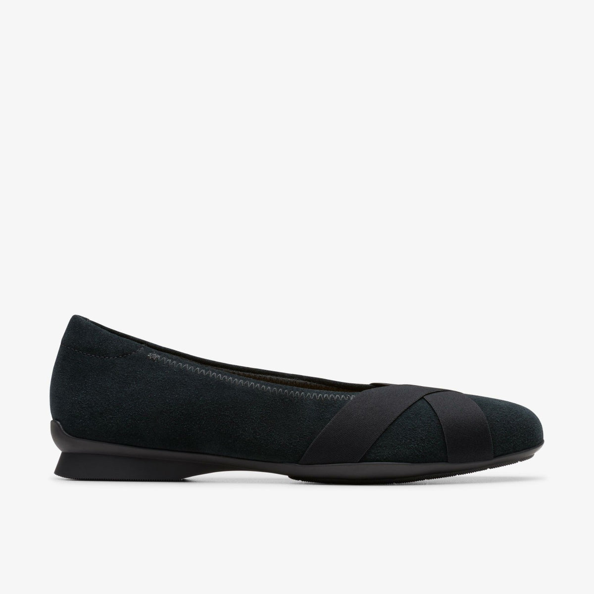 Jazmynn Gem Black Suede - Clarks Women