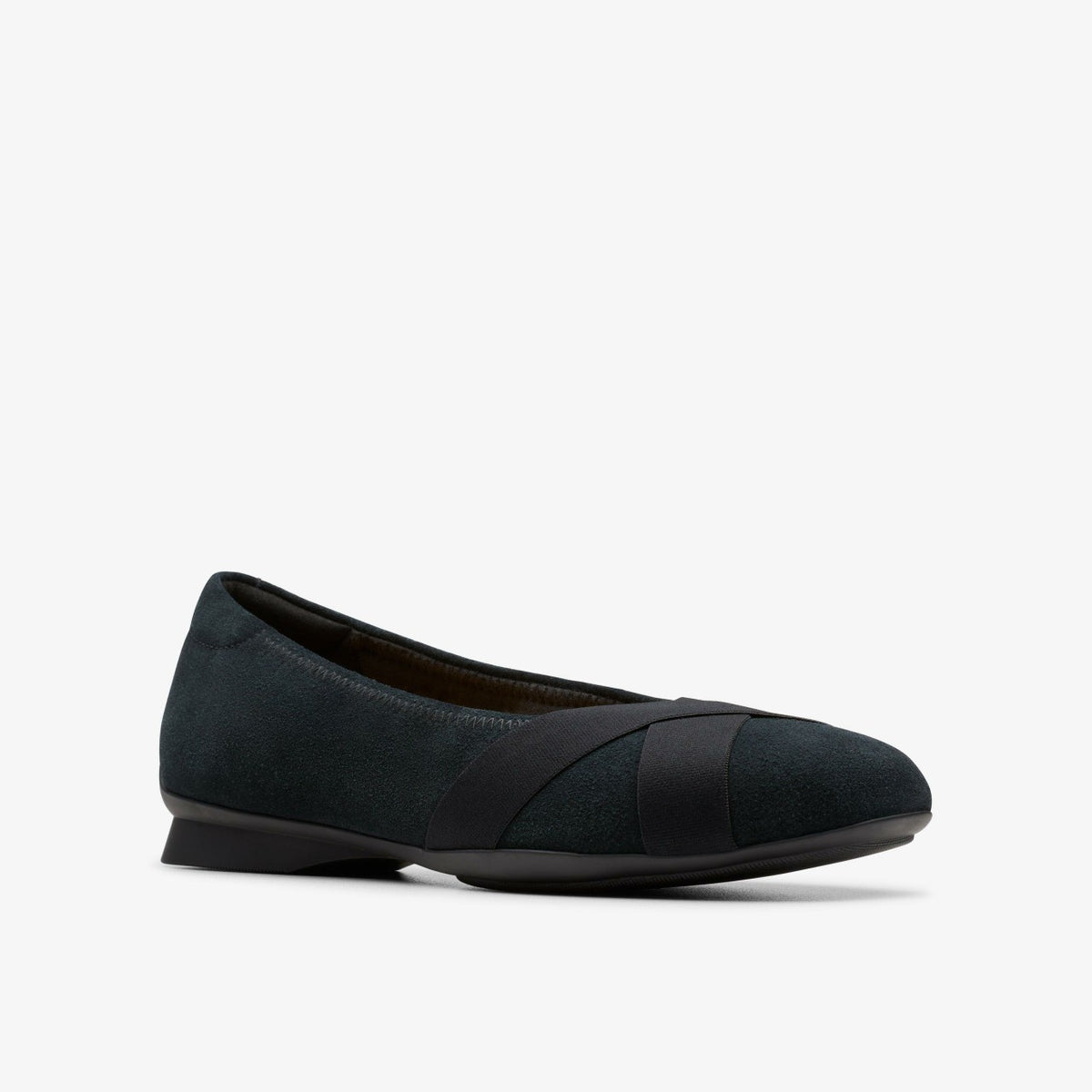 Jazmynn Gem Black Suede - Clarks Women