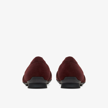 Jazmynn Gem Merlot Suede - Clarks Women