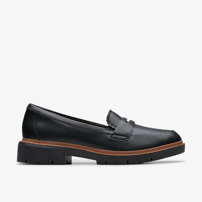 Westlynn Glow Black Leather - Clarks Women