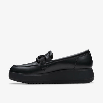 Zylah Top Black Leather - Clarks Women