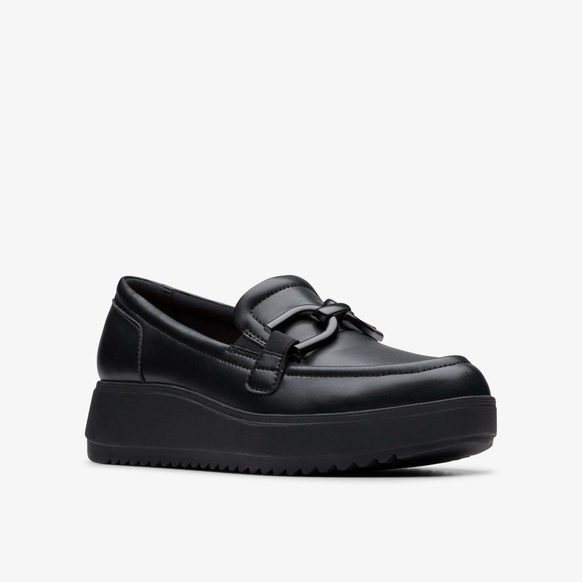 Zylah Top Black Leather - Clarks Women