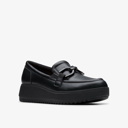 Zylah Top Black Leather - Clarks Women