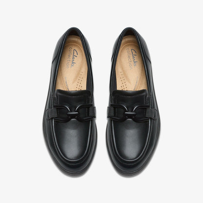Zylah Top Black Leather - Clarks Women