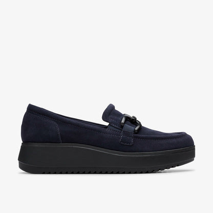 Zylah Top Navy Suede - Clarks Women