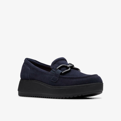 Zylah Top Navy Suede - Clarks Women