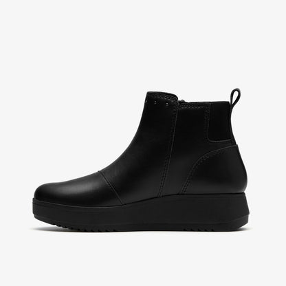 Zylah Willow Black Leather - Clarks Women
