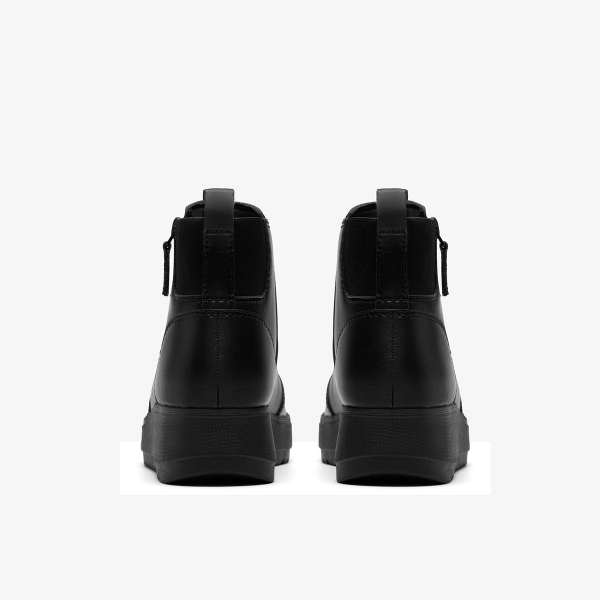 Zylah Willow Black Leather - Clarks Women
