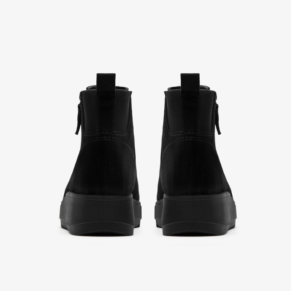 Zylah Willow Black Suede - Clarks Women