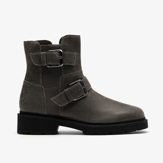 Lauryl Bay Dark Grey Leather - Clarks Women