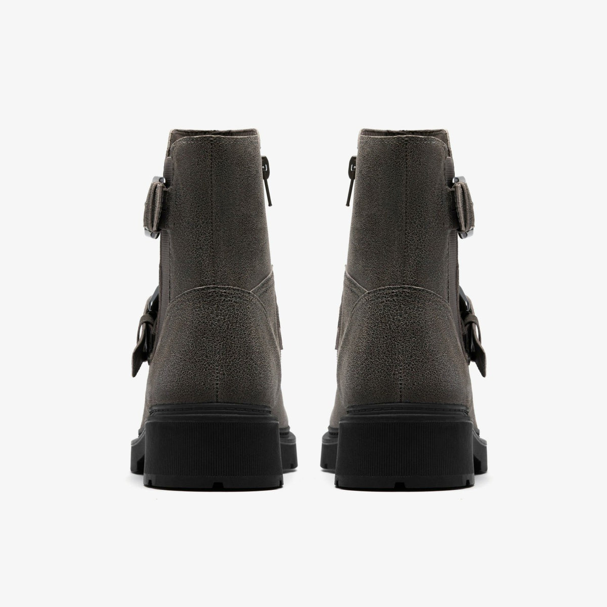 Lauryl Bay Dark Grey Leather - Clarks Women