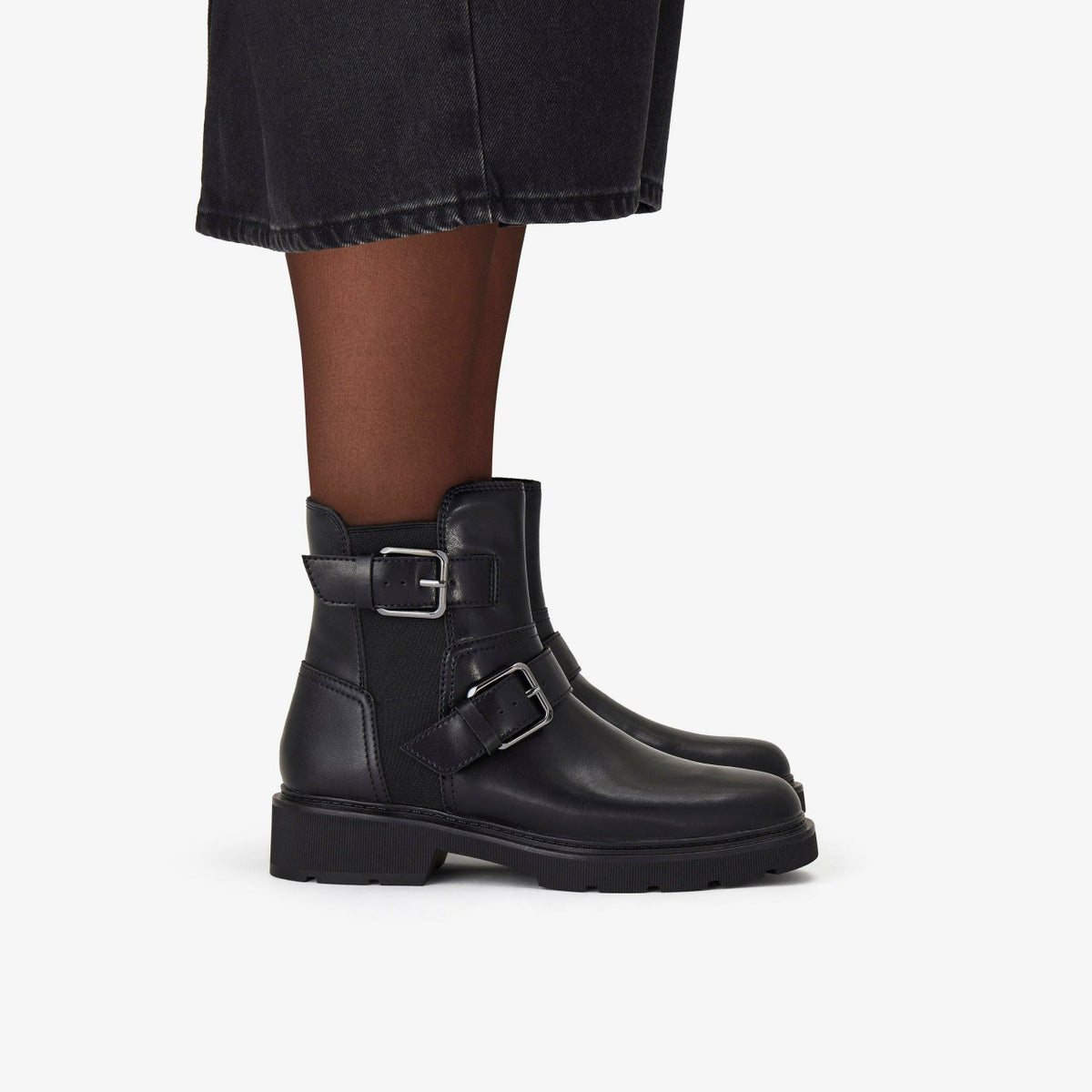 Lauryl Bay Black Leather - Clarks Women
