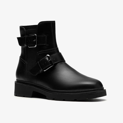 Lauryl Bay Black Leather - Clarks Women