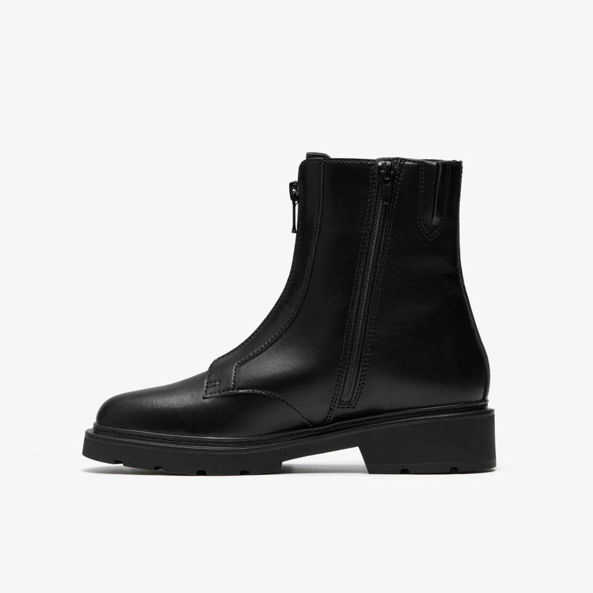 Lauryl Zip Black Leather - Clarks Women