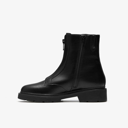 Lauryl Zip Black Leather - Clarks Women