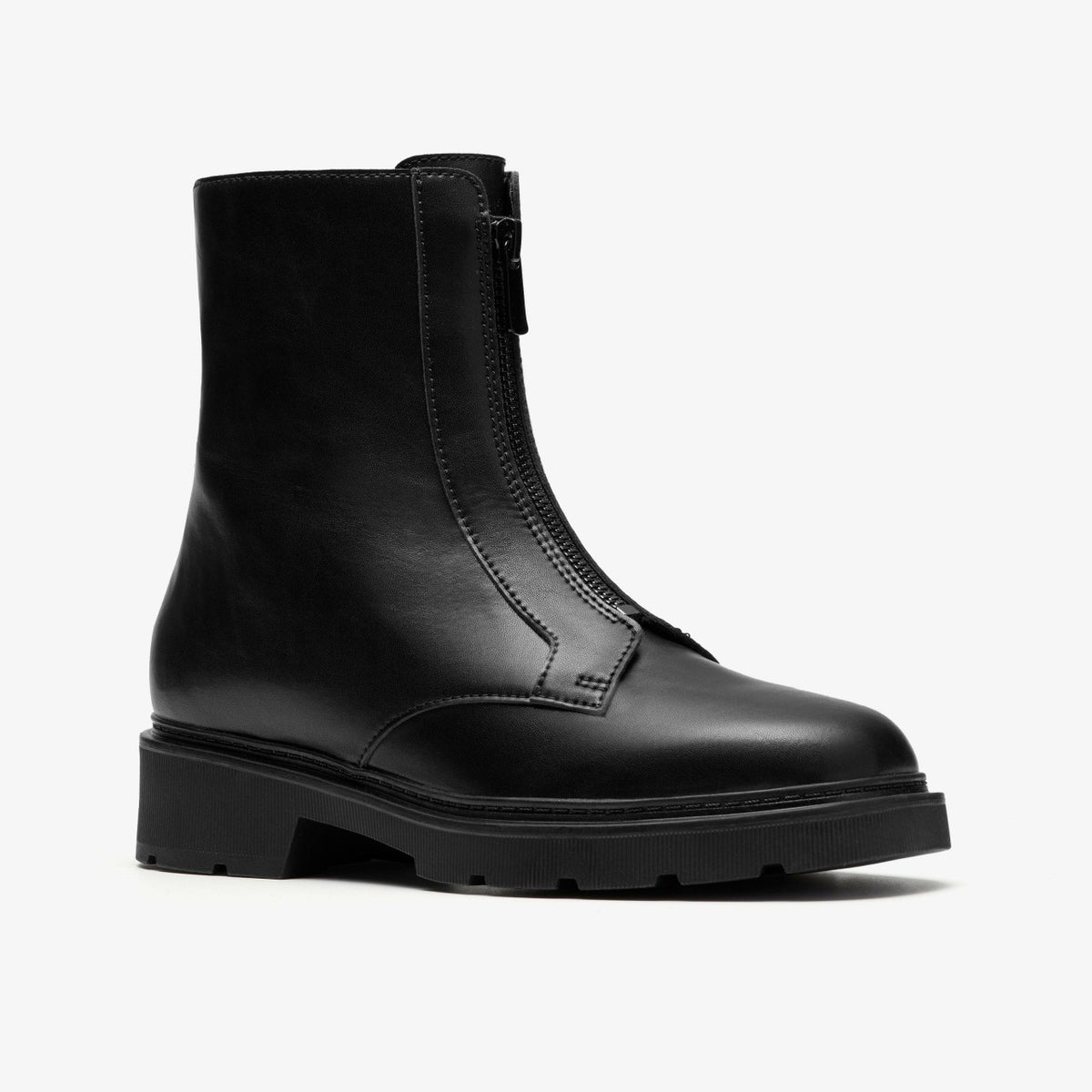 Lauryl Zip Black Leather - Clarks Women