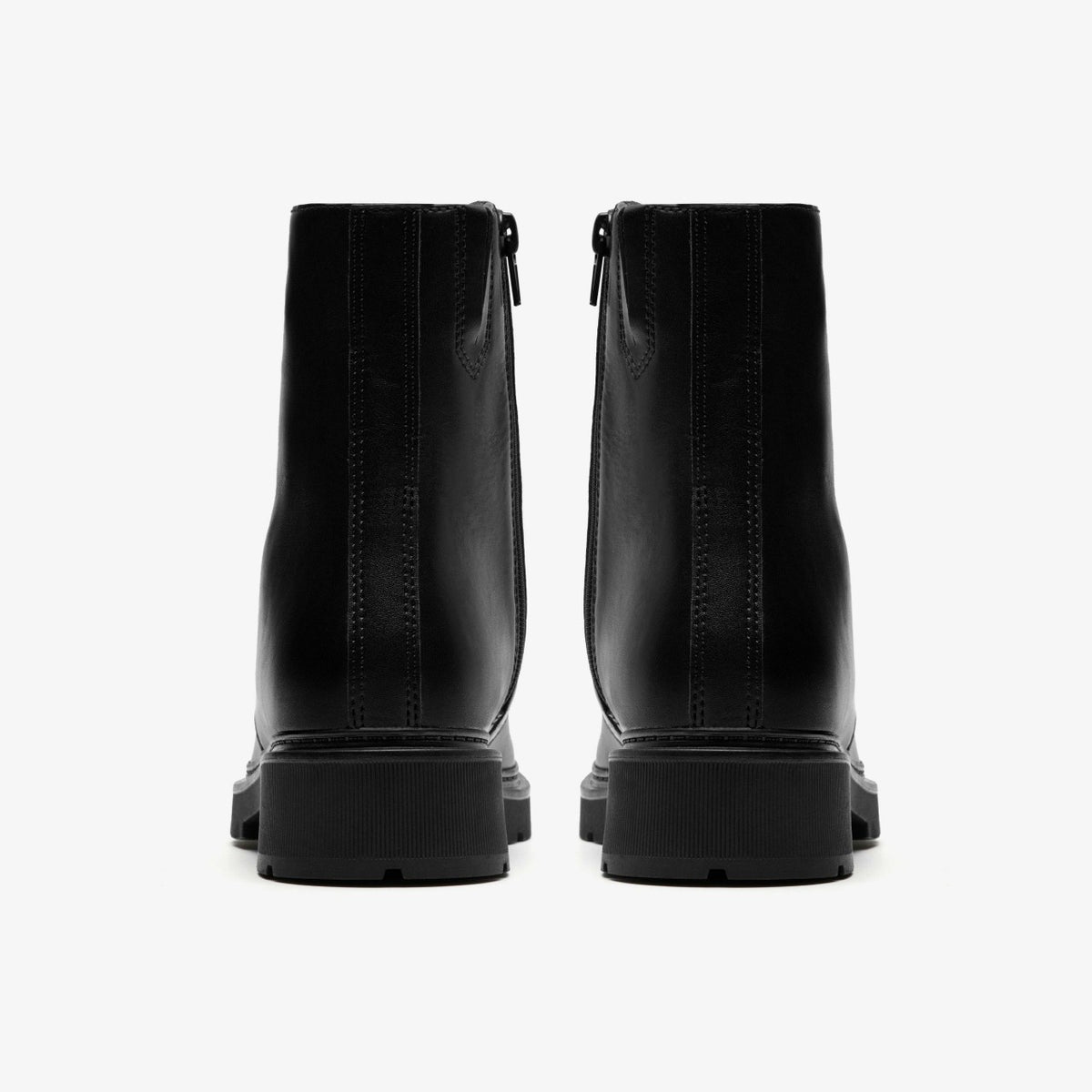 Lauryl Zip Black Leather - Clarks Women
