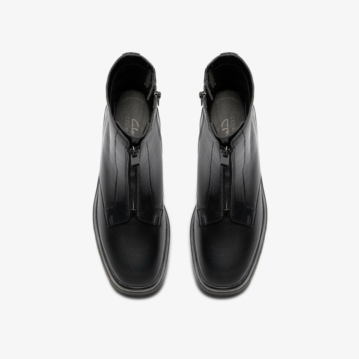 Lauryl Zip Black Leather - Clarks Women