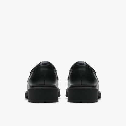 Lauryl Tassel Black Leather - Clarks Women