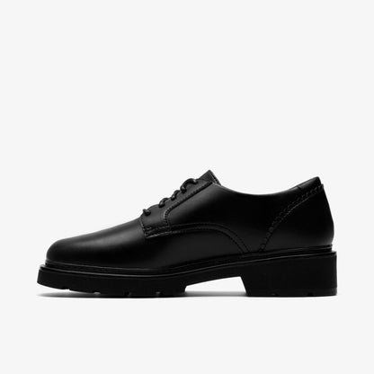 Lauryl Lace Black Leather - Clarks Women