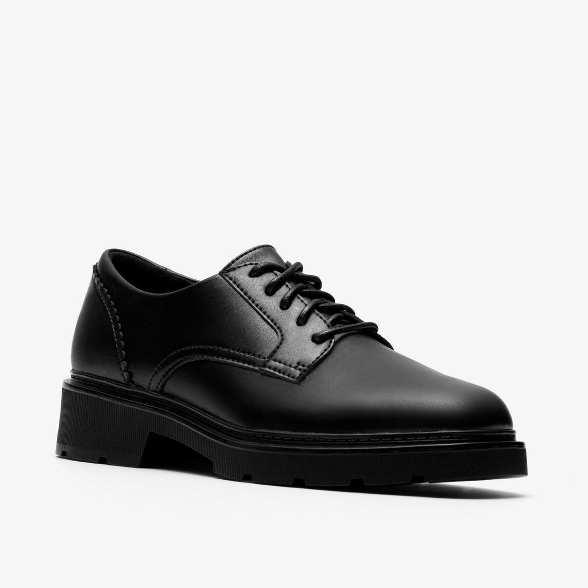 Lauryl Lace Black Leather - Clarks Women
