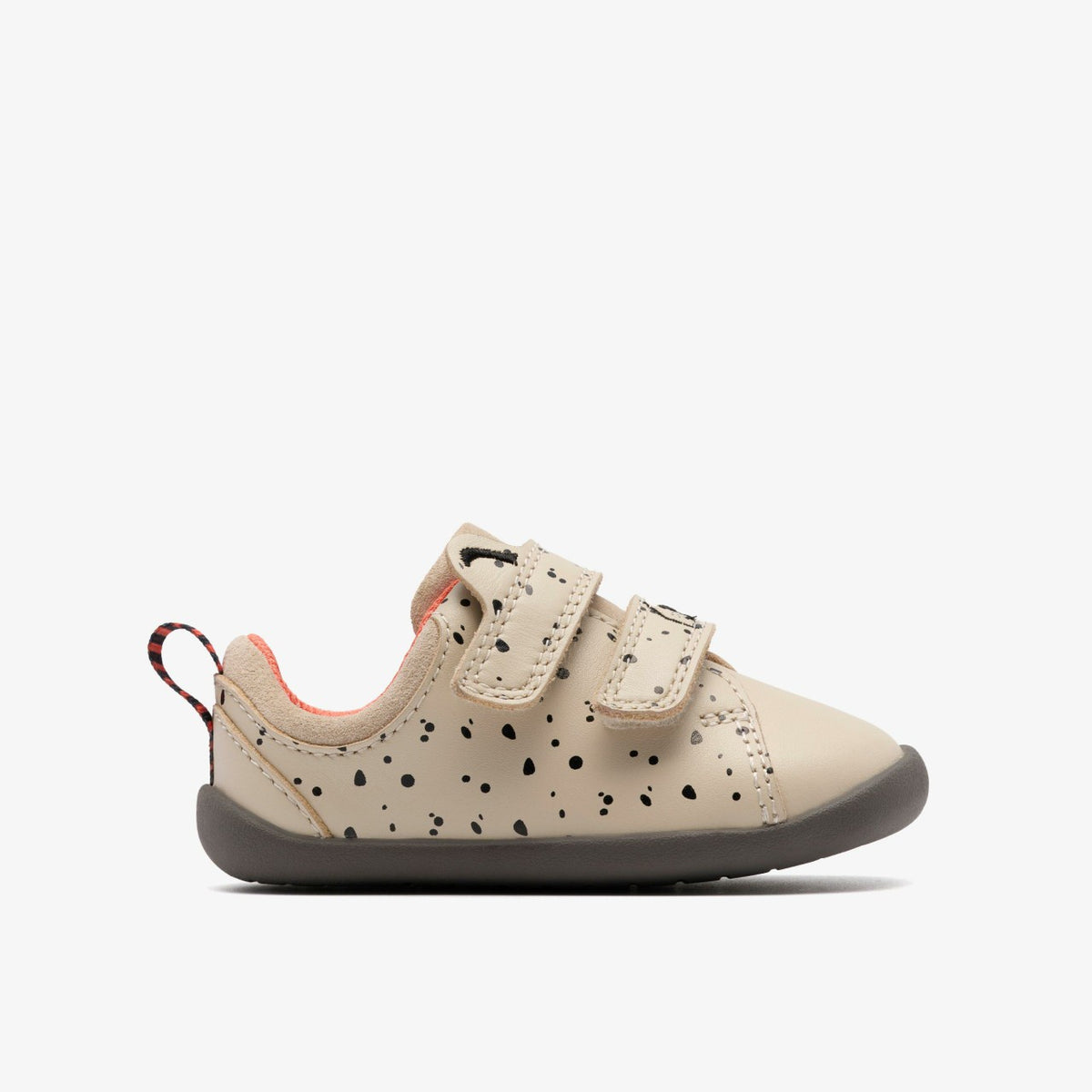 Roamer Wish Toddler Off White Print - Clarks Kids