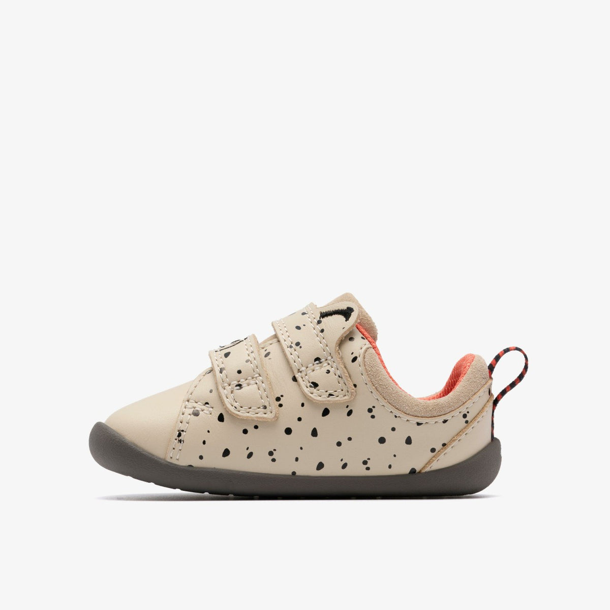 Roamer Wish Toddler Off White Print - Clarks Kids